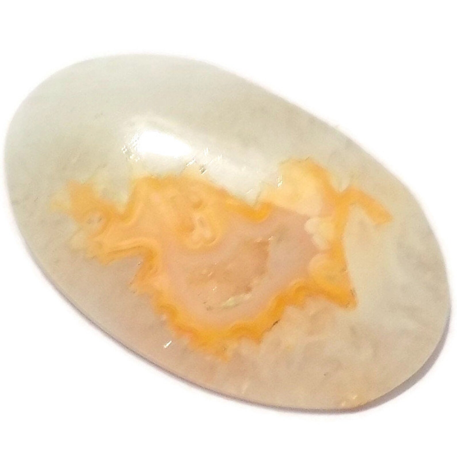 Orange Druzy Quartz Natural Quartz Cabochon Oval Shape Loose Etsy
