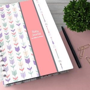 Twin Girl Baby Aztec Journal, Newborn Baby Tracker, Baby Daily Planner, Baby Feed Schedule, Milestones, Baby Checklist, Baby Growth Tracker