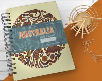 Australia Vacation Planner, Vacation Keepsake, Vacation Planner Book, Vacation Planner Journal, Travel Planner, Travel Journal
