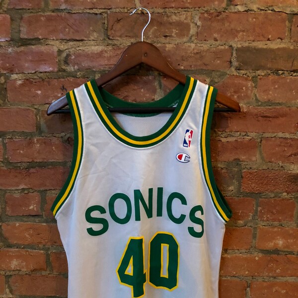 Retro NBA Seattle Supersonics Jersey | Shawn Kemp | SZ 40