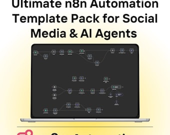 n8n Automation Template Pack | Social Media & AI Agents