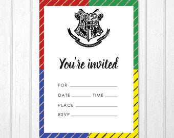blank invitations etsy