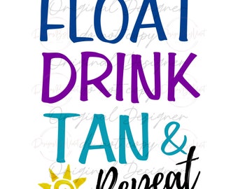 Flotar, beber, broncearse y repetir (ARCHIVO PNG)