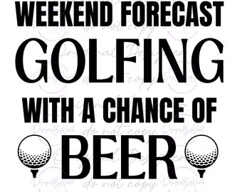 Pronóstico del fin de semana: golf (archivo PNG)