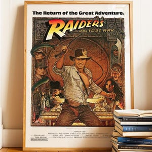 Raiders of the Lost Ark Original Movie Poster - 1981 Action Adventure (Digital Download)