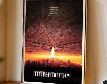 Independence Day Filmposter: 1990er Jahre Science-Fiction Film (Digital Download)