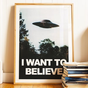 Arkiv X, Jag vill tro-affisch, (digital nedladdning), utskrivbar