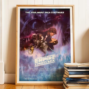 帝国の逆襲 - 1980年スターウォーズ映画ポスター（デジタルダウンロード）