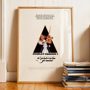 A Clockwork Orange Movie Poster: 1971 Kubrick Film (Digital Download)