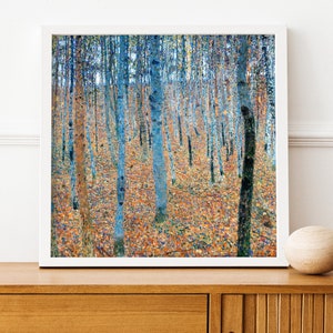 Beech Grove I, 1902 Gustav Klimt painting, digital file artwork ready to DOWNLOAD & PRINT!