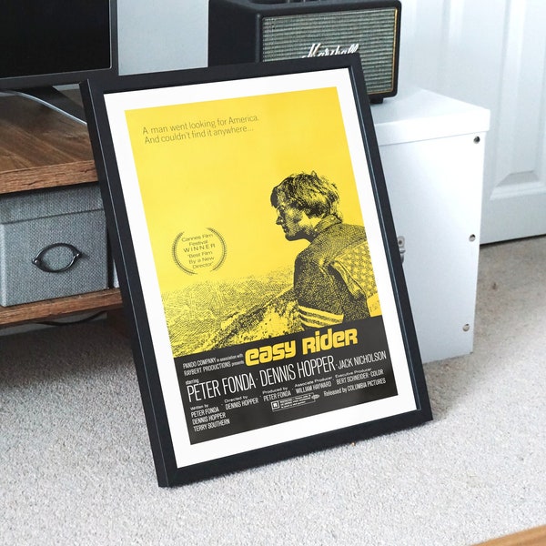 Easy Rider, 1969 American independent road drama film, digital poster file ready to DOWNLOAD & PRINT!