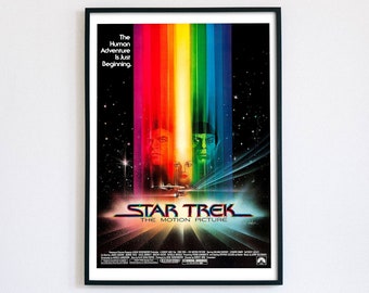 Star Trek The Original Movie, 1979 sci fi adventure movie poster, digital HQ file ready to DOWNLOAD & PRINT!