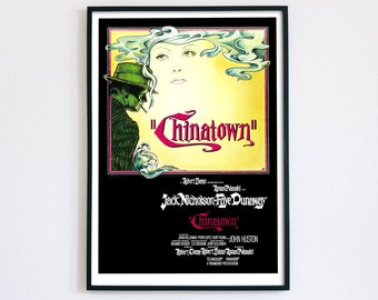 Chinatown, 1974 American neo-noir mystery film, digital file poster ready to DOWNLOAD & PRINT!