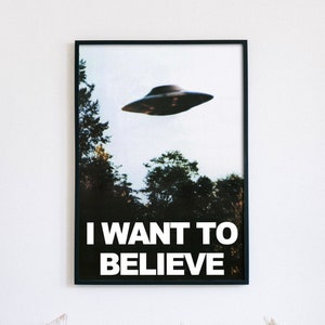 I Want to Believe (the x files), 2008 American supernatural thriller film, digital file ready to DOWNLOAD & PRINT