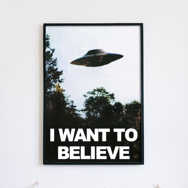 I Want to Believe (the x files), 2008 American supernatural thriller film, digital file ready to DOWNLOAD & PRINT