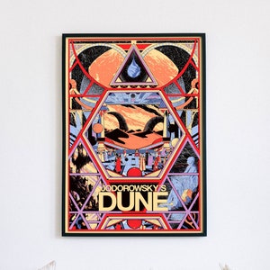 Jodorofsky&#39;s Dune, American-French documentary film poster, HQ digital file ready to DOWNLOAD & PRINT instantly!