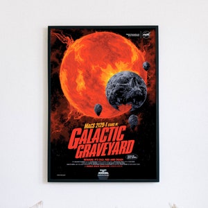 Galactic Graveyard, nasa poster, digital file ready to DOWNLOAD & PRINT!