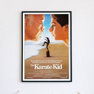The Karate Kid, 1984 amerikanischer Martial-Arts-Drama-Film, digitale Poster-Datei bereit zum HERUNTERLADEN & DRUCKEN!