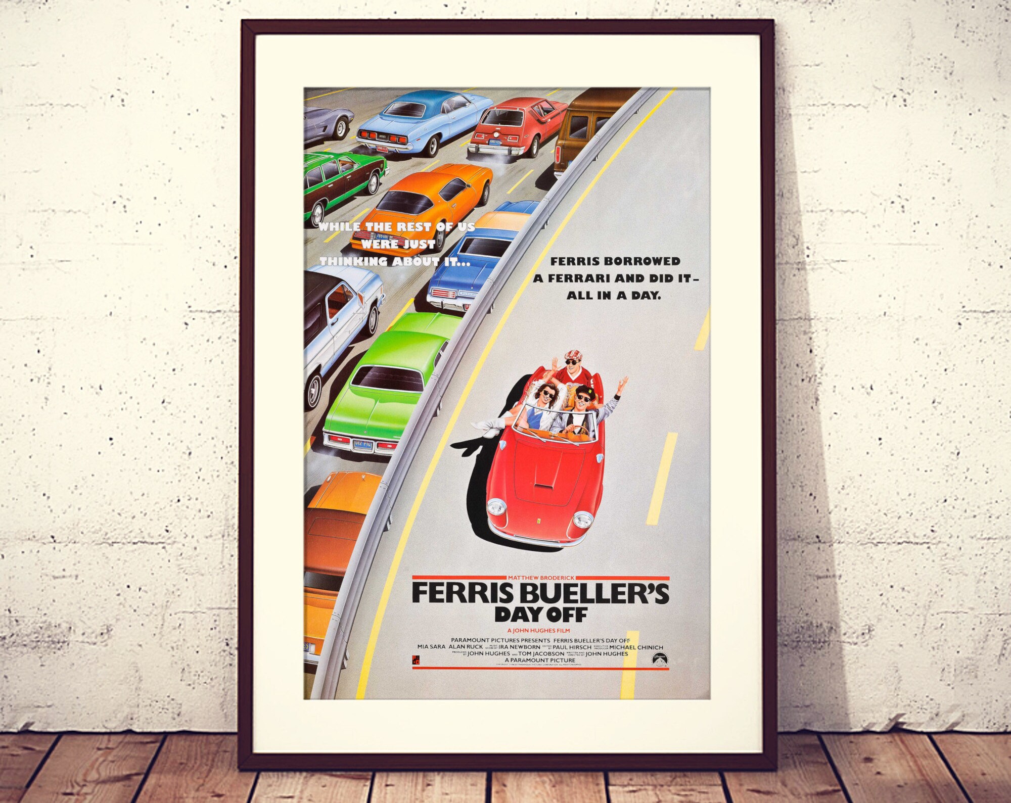 Ferris Bueller's Day Off, 1986 American teen comedy film poster