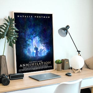 Annihilation, original poster, digital file, instantly downloadable, 2018 psychedelic science fiction horror film