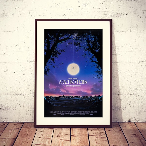 Arachnophobia, poster, digital file, download & print instantly, 1990 American black comedy horror film