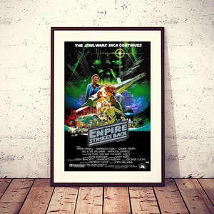 The Empire Strikes Back, 1980 movie poster in one digital file, download & print instantly