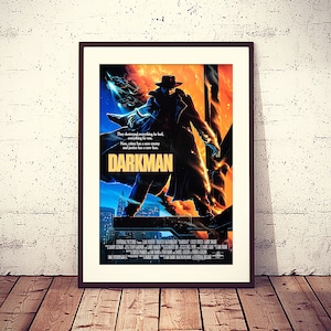 ダークマン 映画ポスター：1990年SFアクション映画（デジタルダウンロード）