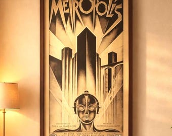 Metropolis, 1920s Sci Fi Drama Movie, (Digital Download), Printable