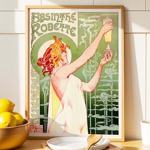 Absinth Robette Poster: 1896 Werbekunst (Digitaler Download) Bild 1