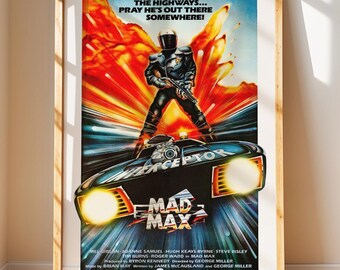 マッドマックス、映画ポスター、1970年代映画、オーストラリアSF