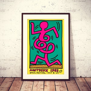 Montreux 1983, poster originale del festival jazz, file digitale ad alta risoluzione pronto per SCARICARE E STAMPARE!