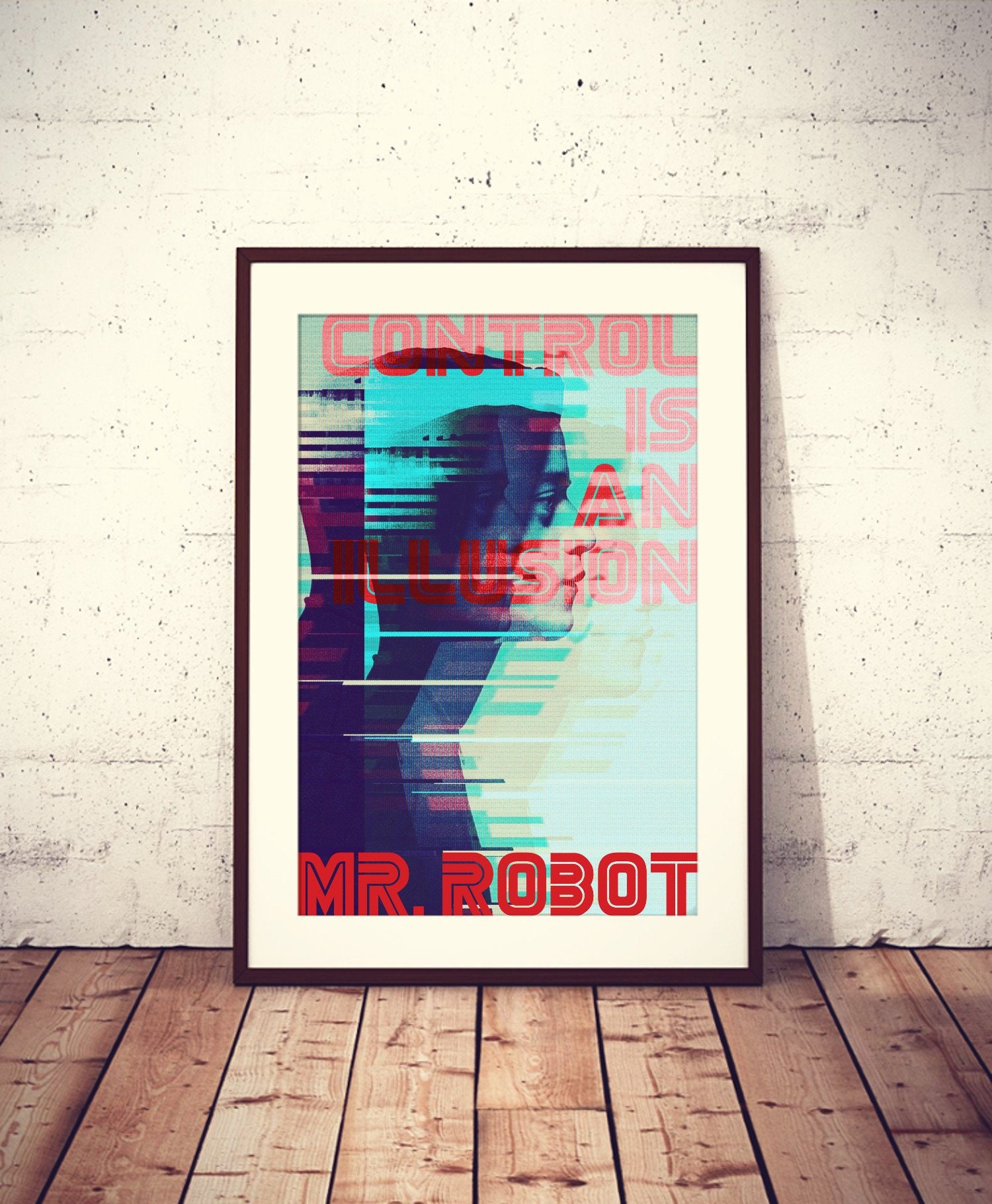 Mr.Robot poster I made a while back! Watched the first 40 minutes