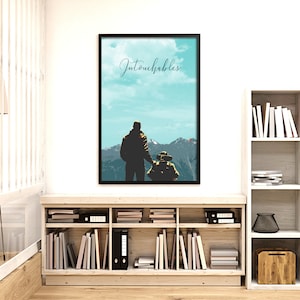 Intouchables, 2011 French comedy drama movie poster, in 5 size versions, HQ file ready to DOWNLOAD & PRINT