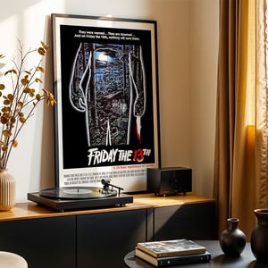 Freitag der 13te (1980) Filmplakat: Horrorfilm Kunst (Digitaler Download) Bild 7