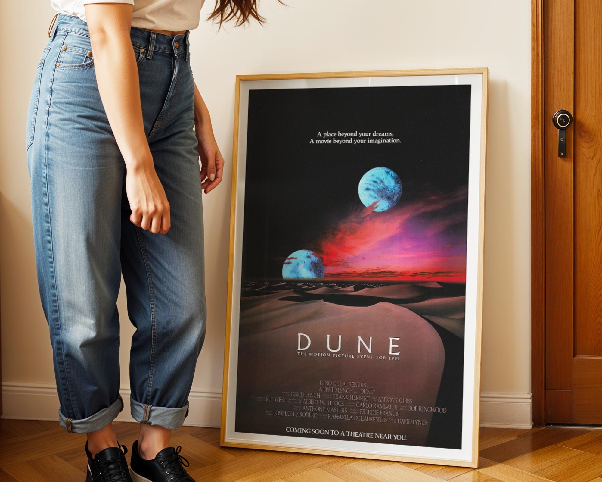 thumbnail image 2 of DUNE Movie Poster (1984) - Sci-Fi Classic Reproduction - Made In USA 2 of 6