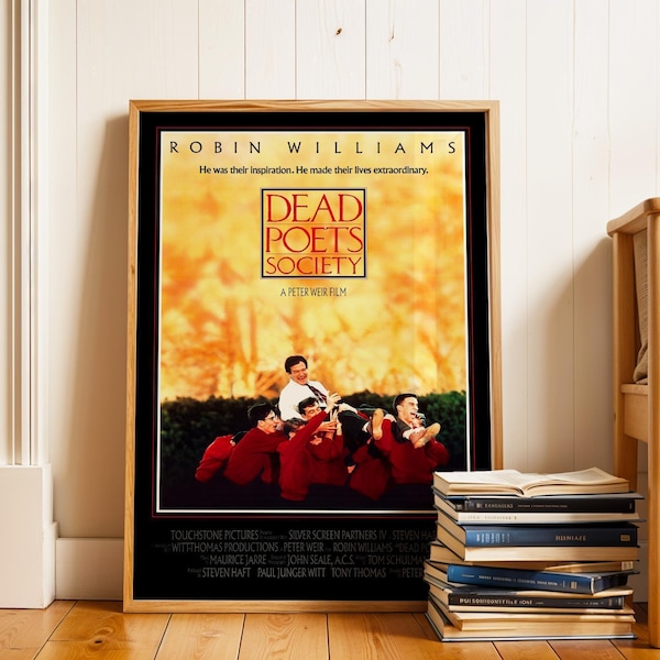 Dead Poets Society-filmposter, film uit 1989 (digitale download)