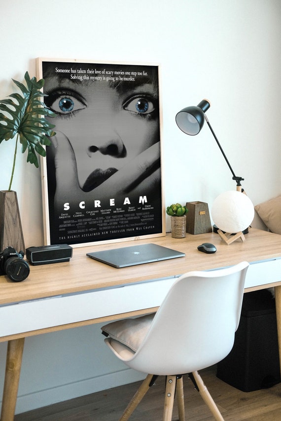 Scream, digital poster, instantly downloadable printable poster, 1996 American horror slasher film
