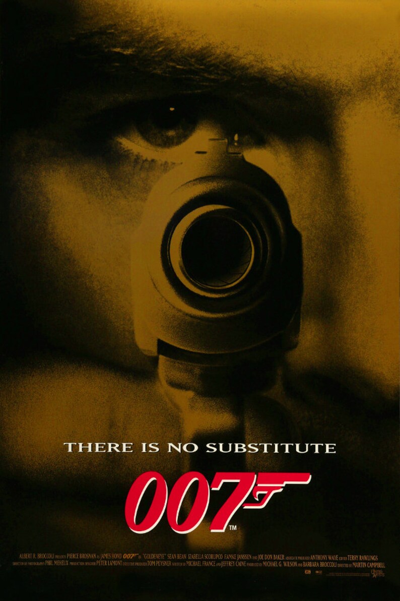 Goldeneye 1995 Spy Action Film Original Movie Poster Etsy(05)