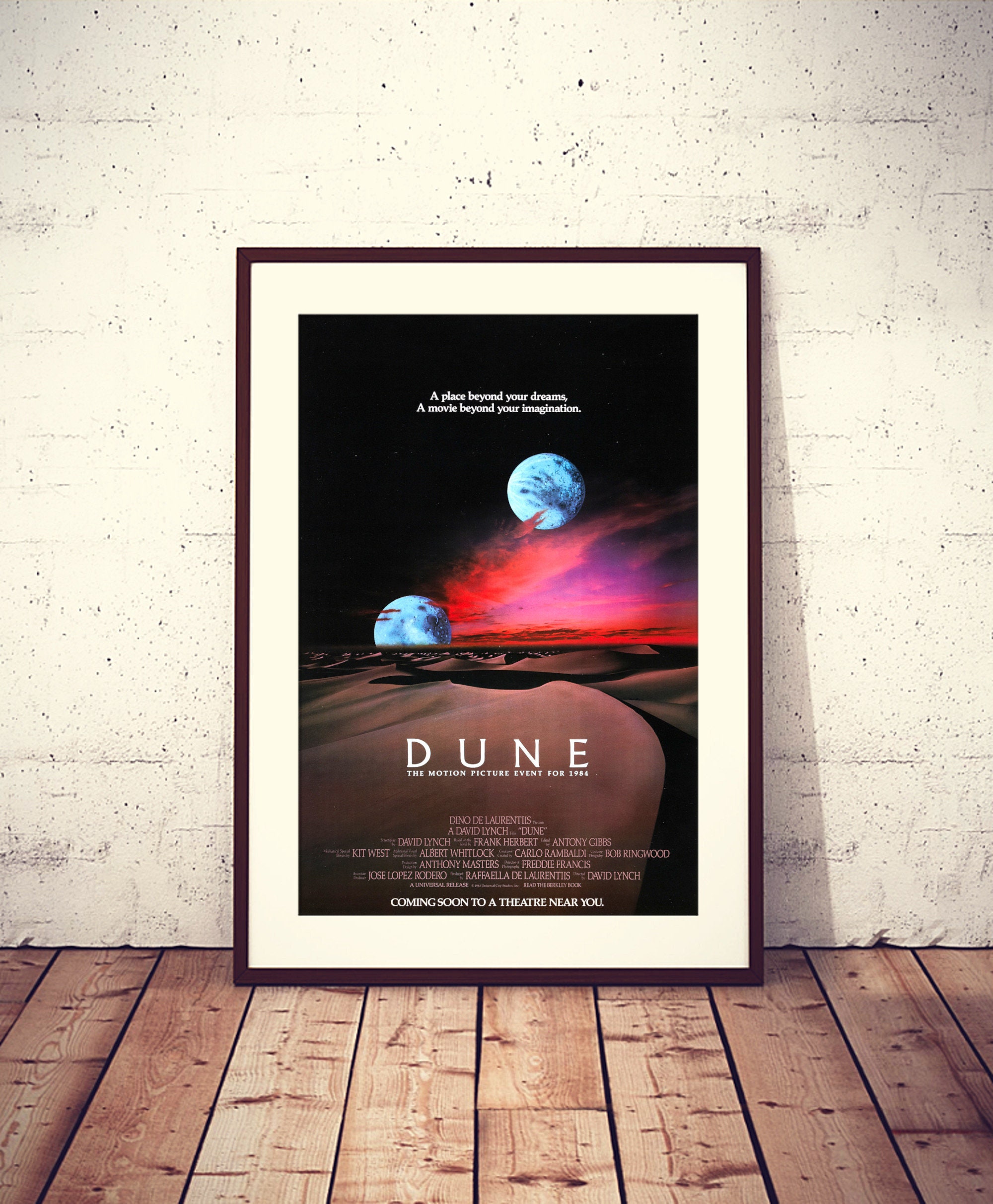 Dune 1984 American Epic Science Fiction Film Original Poster pic