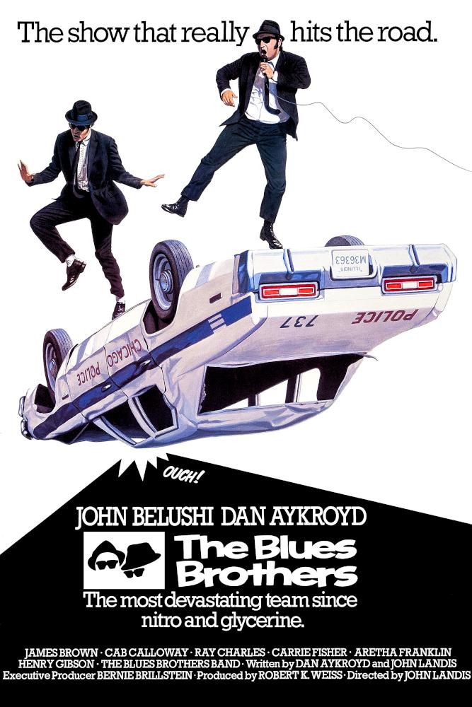 ブルース・ブラザーズ映画ポスター：1980年代のコメディ映画（デジタル