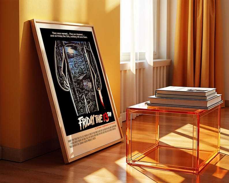 Freitag der 13te (1980) Filmplakat: Horrorfilm Kunst (Digitaler Download) Bild 4