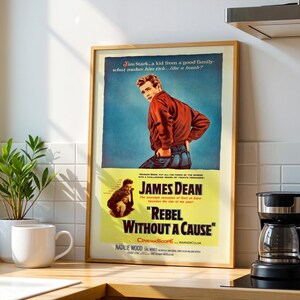 Rebel Without A Cause Movie Poster James Dean 1955 Film digital rebel-without-a-cause-movie-poster-james-dean-1955-film-digital