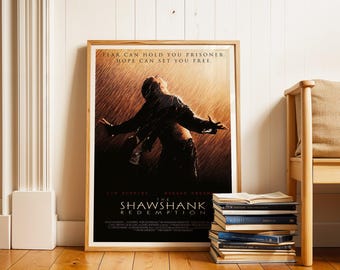 The Shawshank Redemption, 1990s Drama Movie Poster, (Digital Download), Printable