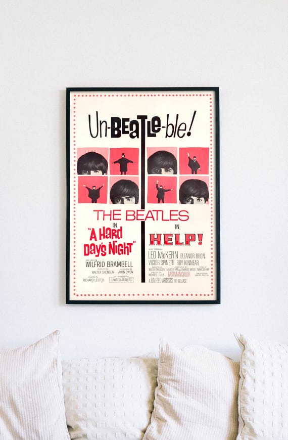 UnBeatleble, 1960s Beatles music film, digital poster file ready to DOWNLOAD & PRINT!