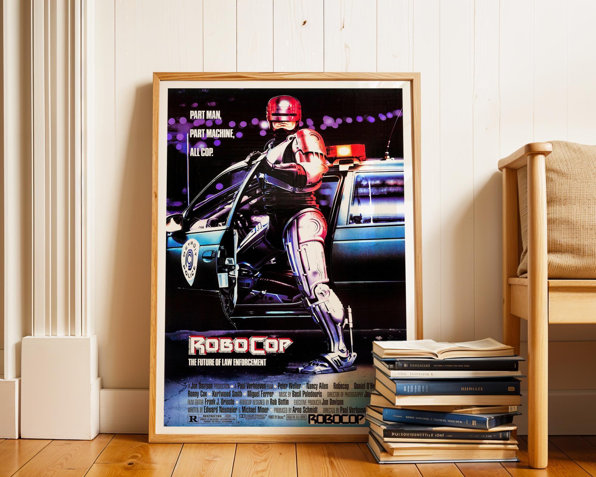 ロボコップ、1980年代SF映画ポスター（デジタルダウンロード）、印刷