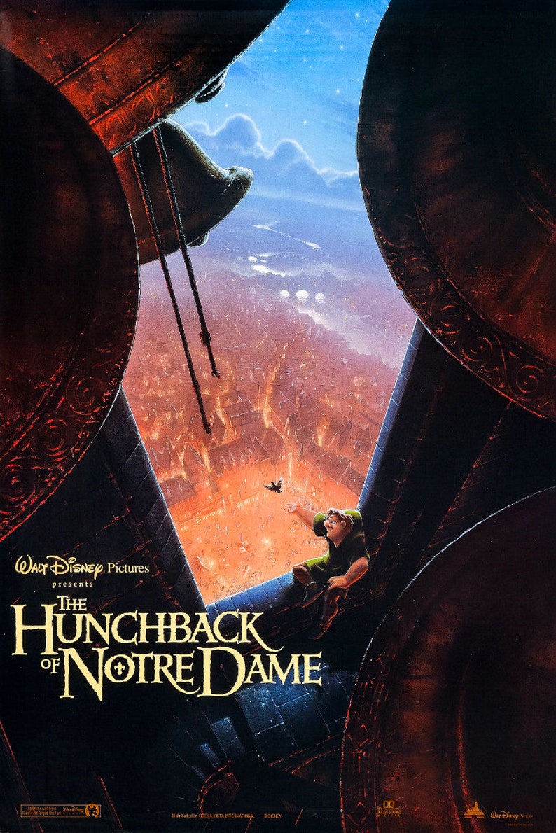 The Hunchback of Notre Dame Digital Poster Instantly | Etsy