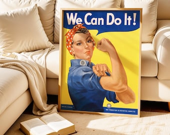 We can do it, Vintage Kriegsplakat von 1942, (Digitaler Download)