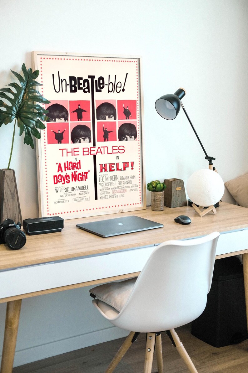 UnBeatleble, 1960s Beatles music film, digital poster file ready to DOWNLOAD & PRINT! image 2