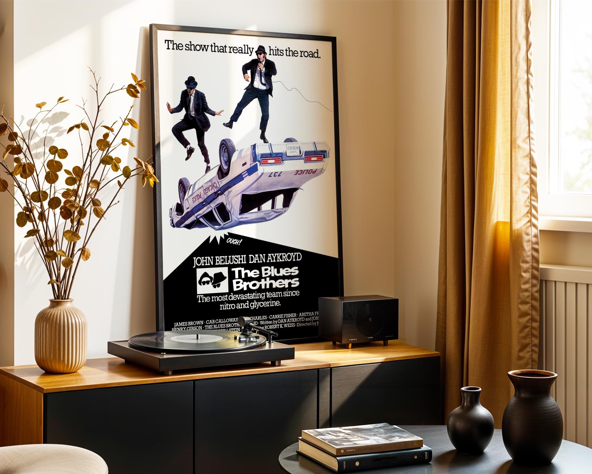 ブルース・ブラザーズ映画ポスター:1980年代のコメディ映画(デジタル ブルース・ブラザーズ映画ポスター:1980年代のコメディ映画(デジタル