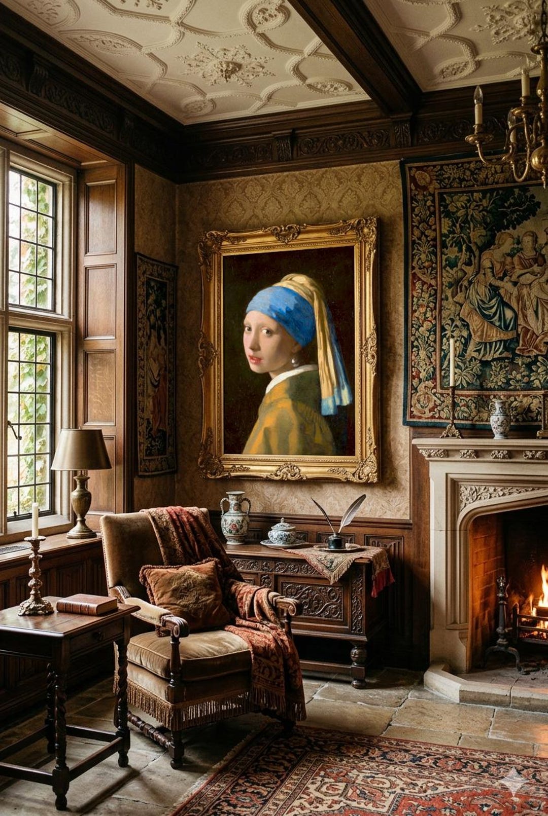 Girl With a Pearl Earring, 1658 Vermeer Artwork - Dutch Golden Age